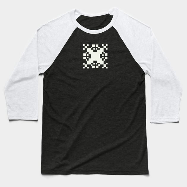 Snowflake : Baseball T-Shirt by Annie Pom Freitag